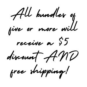 Bundled discount AND free shipping!